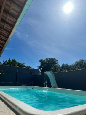 Salão para festas com piscina, bairro Jardim Melvi em Praia Grande - Salve Jorge